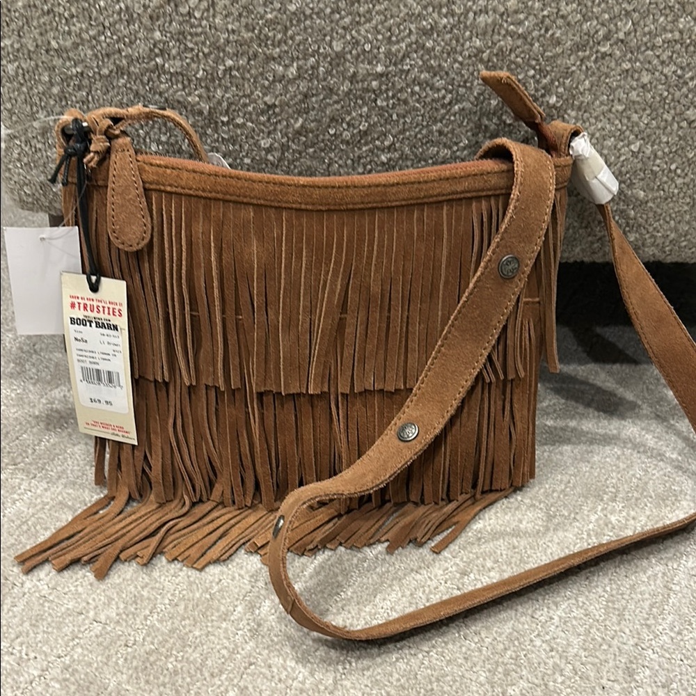 Idyllwind Brown Fringe Crossbody Bag